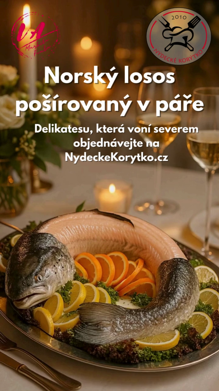 Reel — Norský losos pošírovaný v páře